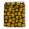 Hamburger Print Pattern Duvet Cover Bedding Set-grizzshop