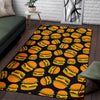 Hamburger Print Pattern Floor Mat-grizzshop