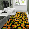 Hamburger Print Pattern Floor Mat-grizzshop