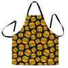 Hamburger Print Pattern Men's Apron-grizzshop