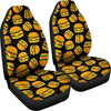 Hamburger Print Pattern Universal Fit Car Seat Covers-grizzshop