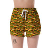 Hamburger Print Pattern Women's Shorts-grizzshop