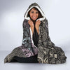 Hamsa Elephant Mandala Print Hooded Blanket-grizzshop