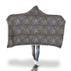 Hamsa Elephant Mandala Print Hooded Blanket-grizzshop