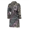 Hamsa Elephant Mandala Print Men Long Robe-grizzshop