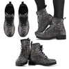 Load image into Gallery viewer, Hamsa Elephant Mandala Print Men Women Leather Boots-grizzshop