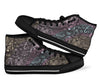 Hamsa Elephant Mandala Print Men Women's High Top Shoes-grizzshop