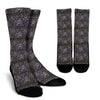 Hamsa Elephant Mandala Print Unisex Crew Socks-grizzshop