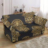 Hamsa Evil Eye Pattern Print Loveseat Cover-grizzshop