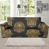 Hamsa Evil Eye Pattern Print Sofa Covers-grizzshop