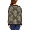 Hamsa Evil Eye Pattern Print Women Crewneck Sweatshirt-grizzshop