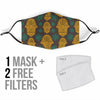 Hamsa Evil Eye Print Pattern Face Mask-grizzshop