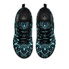 Hamsa Hand Fatima Spirital Print Black Sneaker-grizzshop