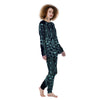 Hamsa Hand Fatima Spirital Print Women's Pajamas-grizzshop