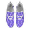 Hamsa Indian Print Pattern White Athletic Shoes-grizzshop