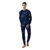 Hamsa Turquoise Print Pattern Men's Pajamas-grizzshop