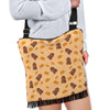 Hamster Eating Pattern Print Crossbody Bags-grizzshop