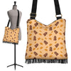 Hamster Eating Pattern Print Crossbody Bags-grizzshop