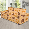 Hamster Eating Pattern Print Sofa Covers-grizzshop