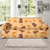 Hamster Eating Pattern Print Sofa Covers-grizzshop