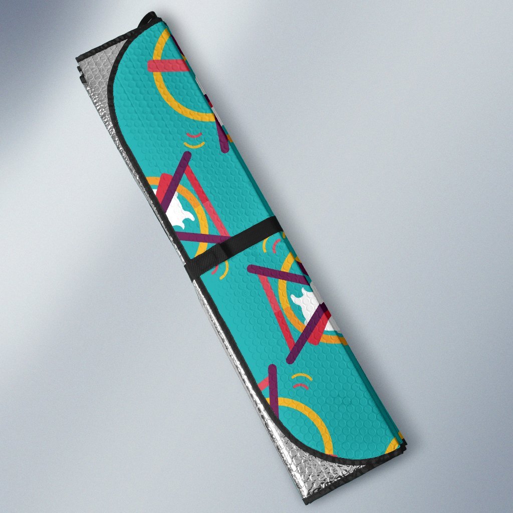 Hamster Pattern Print Car Sun Shade-grizzshop