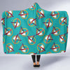 Hamster Pattern Print Hooded Blanket-grizzshop