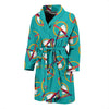 Hamster Pattern Print Men Long Robe-grizzshop