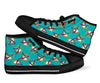 Hamster Pattern Print Men Women's High Top Shoes-grizzshop