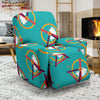 Hamster Pattern Print Recliner Cover-grizzshop