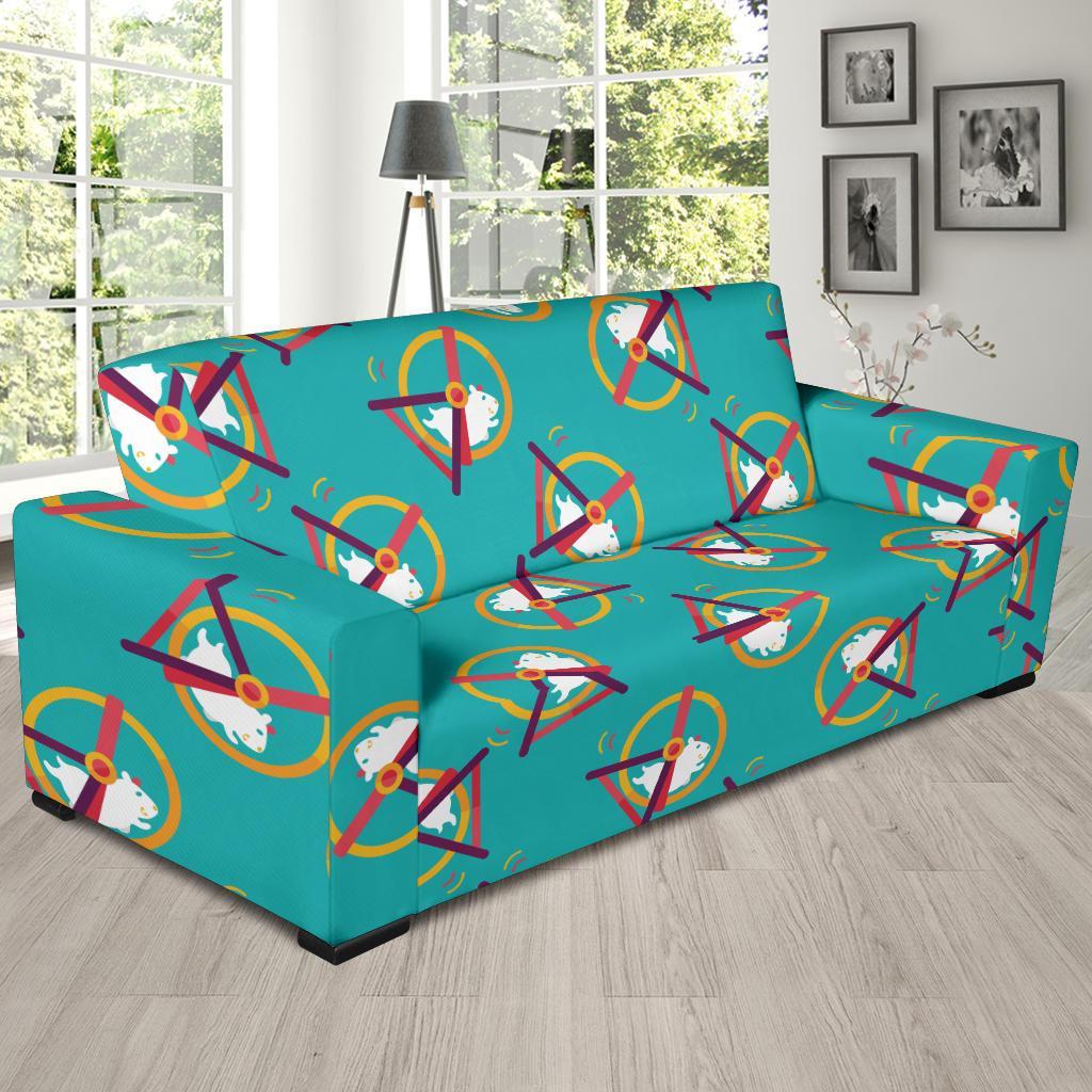 Hamster Pattern Print Sofa Covers-grizzshop