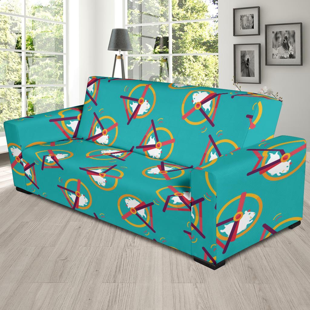 Hamster Pattern Print Sofa Covers-grizzshop