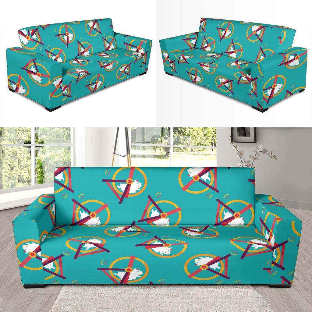 Hamster Pattern Print Sofa Covers-grizzshop