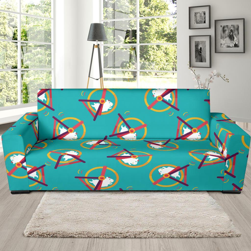 Hamster Pattern Print Sofa Covers-grizzshop