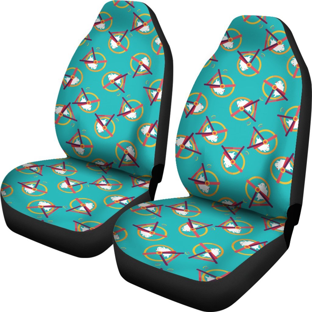 Hamster Pattern Print Universal Fit Car Seat Cover-grizzshop