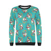 Hamster Pattern Print Women Crewneck Sweatshirt-grizzshop