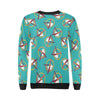 Hamster Pattern Print Women Crewneck Sweatshirt-grizzshop