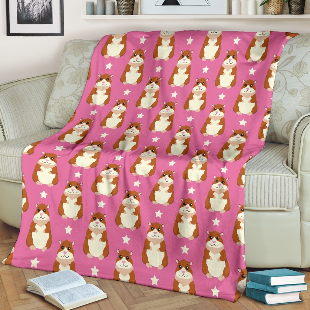 Hamster Print Pattern Blanket-grizzshop