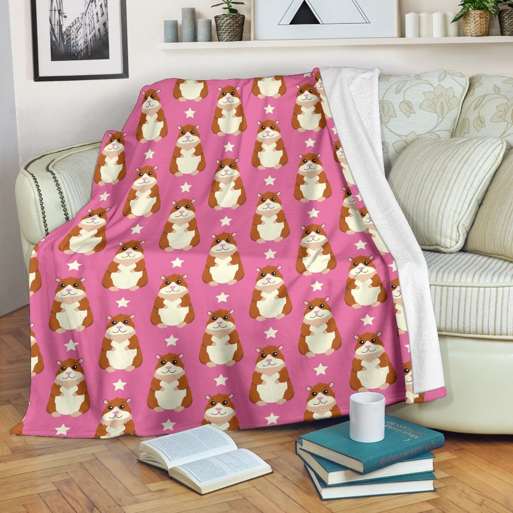 Hamster Print Pattern Blanket-grizzshop