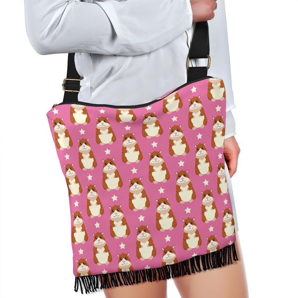 Hamster Print Pattern Crossbody Bags-grizzshop