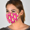 Hamster Print Pattern Face Mask-grizzshop