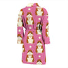 Hamster Print Pattern Men Long Robe-grizzshop