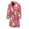 Hamster Print Pattern Men Long Robe-grizzshop