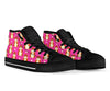 Hamster Print Pattern Men Women's High Top Shoes-grizzshop