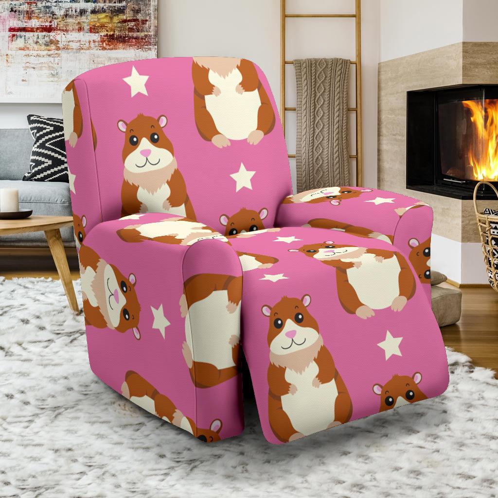 Hamster Print Pattern Recliner Cover-grizzshop