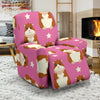 Hamster Print Pattern Recliner Cover-grizzshop