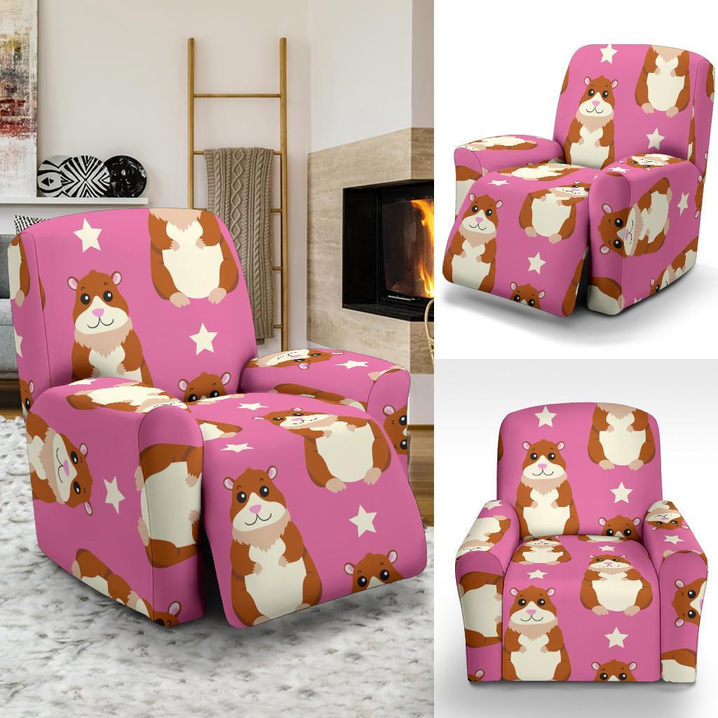 Hamster Print Pattern Recliner Cover-grizzshop