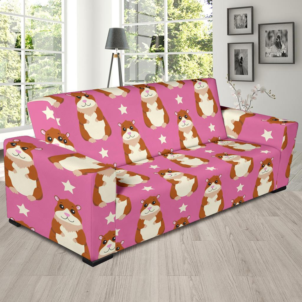 Hamster Print Pattern Sofa Covers-grizzshop