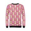 Hamster Print Pattern Women Crewneck Sweatshirt-grizzshop