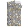 Hamster Sunflower Pattern Print Duvet Cover Bedding Set-grizzshop