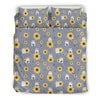 Hamster Sunflower Pattern Print Duvet Cover Bedding Set-grizzshop